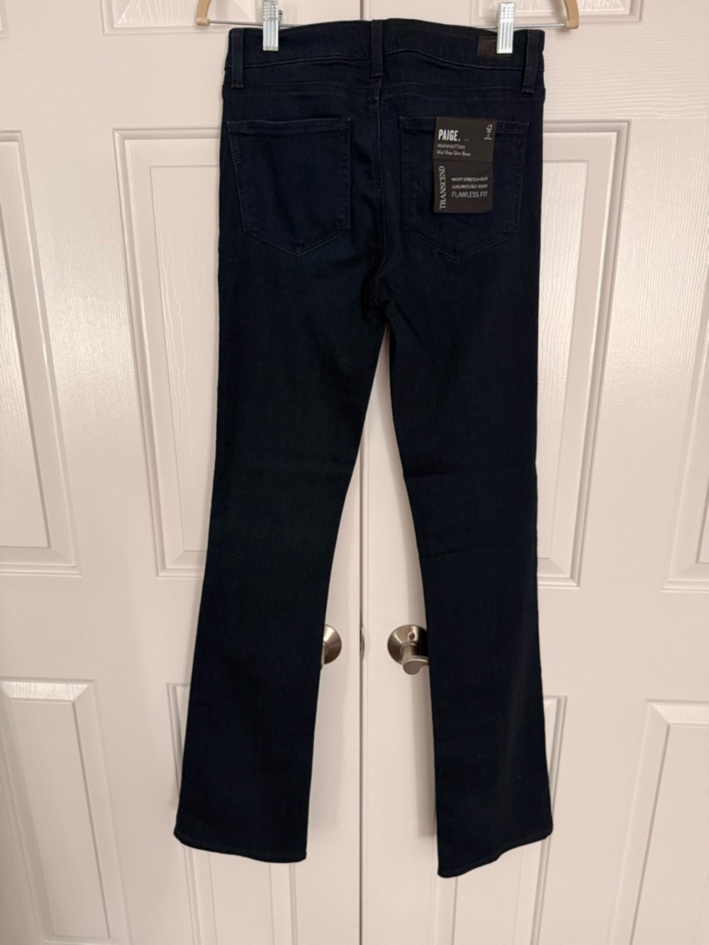 PAIGE Dark Navy Flare Jeans